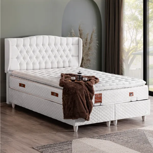 Cesur Diana 150x200 Baza+Başlık+Yatak Seti