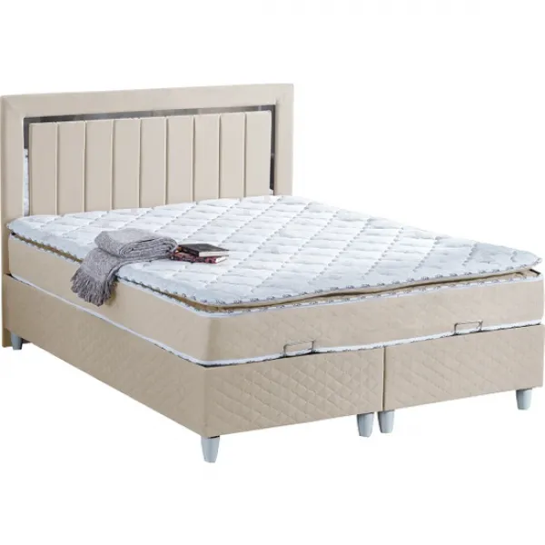 Cesur Tallin 140x190 Baza+Başlık+Yatak Seti