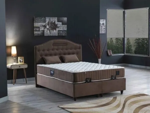 İpek Mobilya Nima 150x200 Baza+Başlık+Yatak Seti