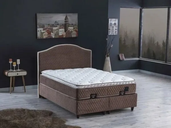 İpek Mobilya Starmaks 150x200 Baza+Başlık+Yatak Seti