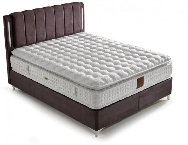 Mobilya Dükkanım MD Double 200x200 Baza+Başlık+Yatak Seti