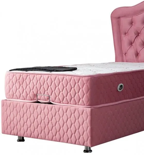 Setay Camelli 100x200 Baza+Başlık+Yatak Seti