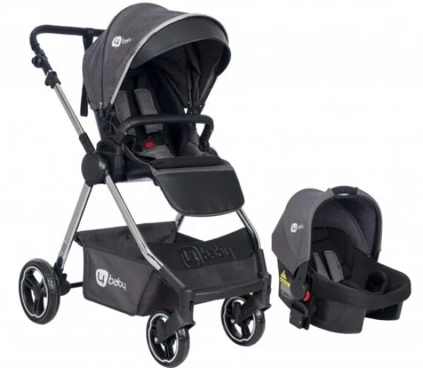 4 Baby AB 474 Bagi Krom Premium Travel Sistem Bebek Arabası