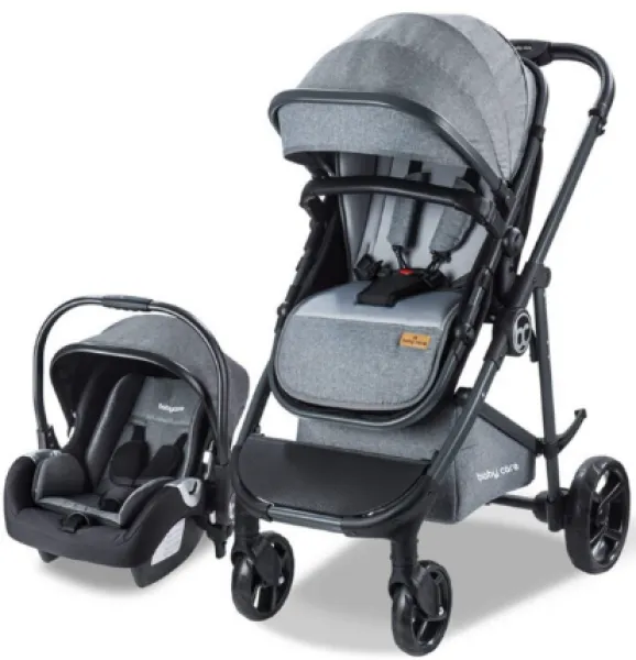 Baby Care Bc-300 Exen Travel Sistem Siyah Şase Bebek Arabası