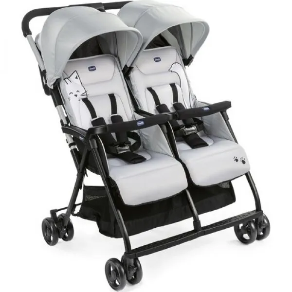Chicco Ohlala 2 Twin Silver Cat Bebek Arabası