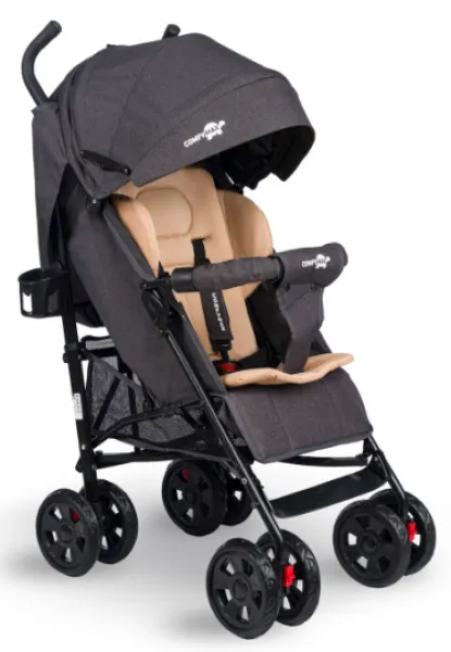 Comfymax Wood Brown Tam Yatar Baston 8298 Bebek Arabası