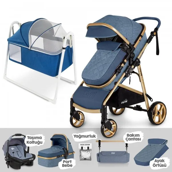 Kiwi City Way 6 In 1 Nova Travel Sistem Bebek Arabası