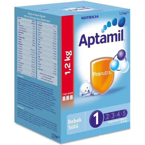 Aptamil 1 Numara 1200 gr 1200 gr Bebek Sütü