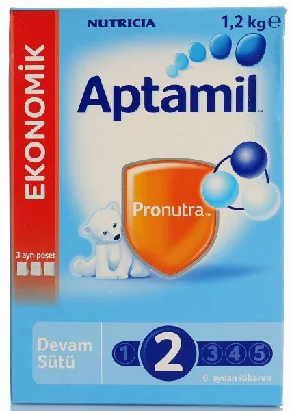 Aptamil 2 Numara 1200 gr 1200 gr / Karton Kutu Devam Sütü