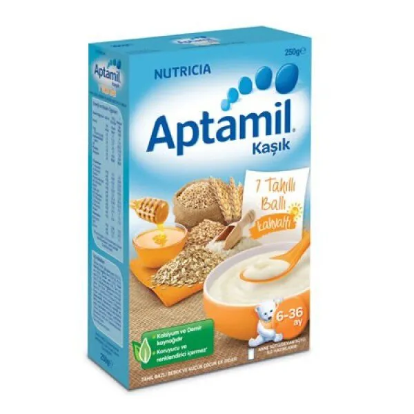 Aptamil 7 Tahıllı Ballı 250 gr Kaşık Mama