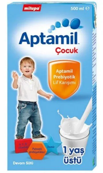 Milupa Aptamil Çocuk 500 ml 500 gr Sıvı Devam Sütü
