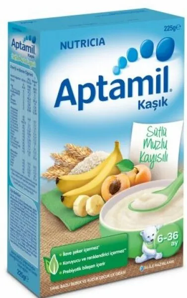 Aptamil Sütlü Muzlu Kayısılı 225 gr Kaşık Mama