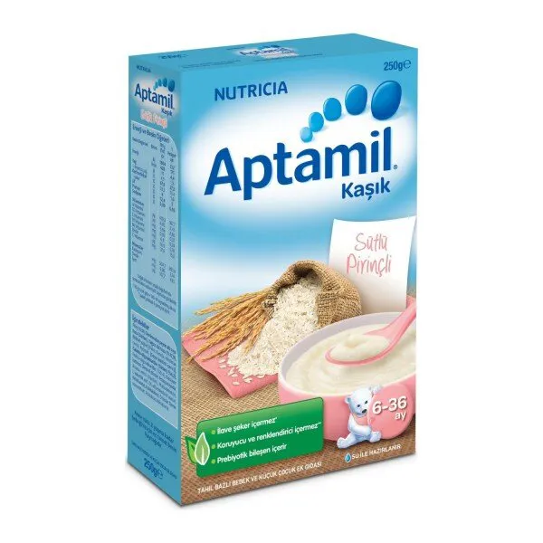 Aptamil Sütlü Pirinçli 250 gr Kaşık Mama