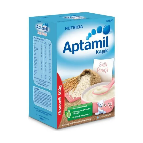 Aptamil Sütlü Pirinçli 500 gr Kaşık Mama