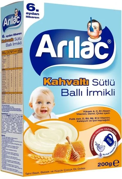 Arılac Ballı İrmikli 200 gr Kaşık Mama