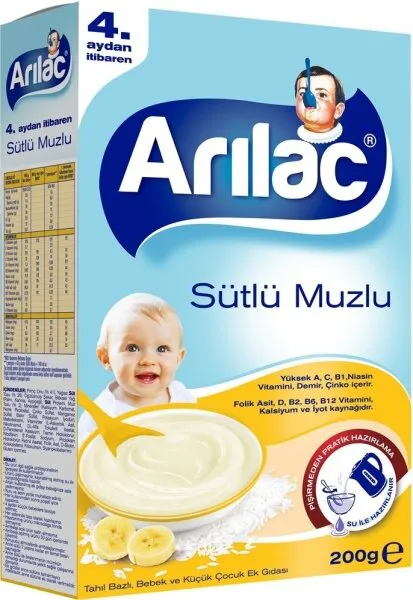 Arılac Sütlü Muzlu 200 gr Kaşık Mama