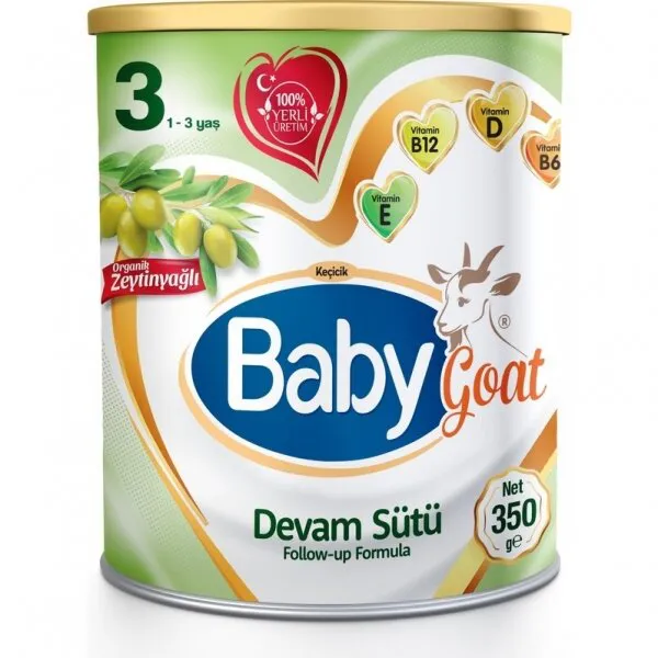 Baby Goat 3 Organik Zeytinyağlı Devam Sütü 350 gr 3 numara Devam Sütü
