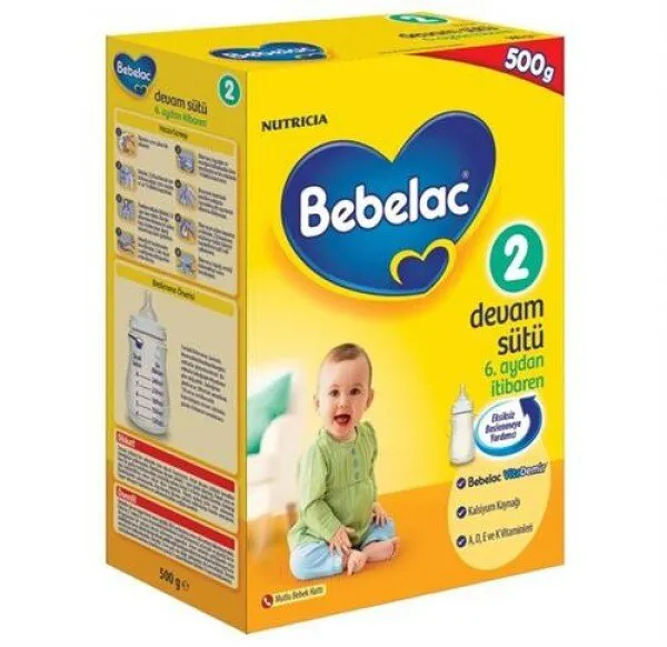 Bebelac 2 Numara 500 gr 500 gr Devam Sütü