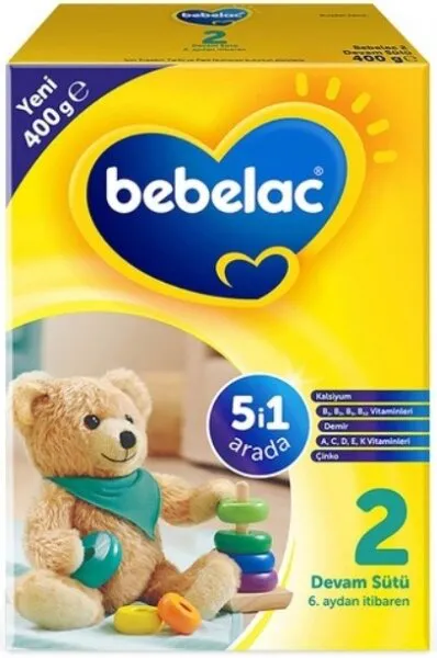 Bebelac 2 Numara 400 gr 400 gr Devam Sütü