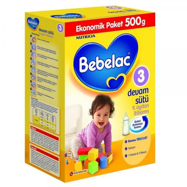 Bebelac 3 Numara 500 gr 500 gr Devam Sütü