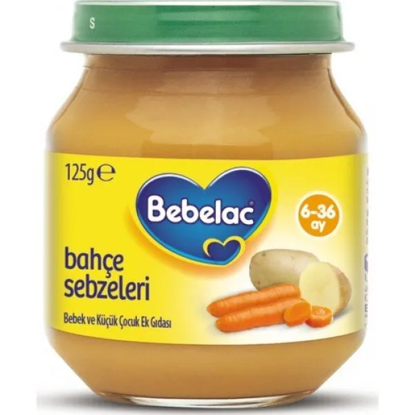 Bebelac Bahçe Sebzeleri 125 gr Kavanoz Mama