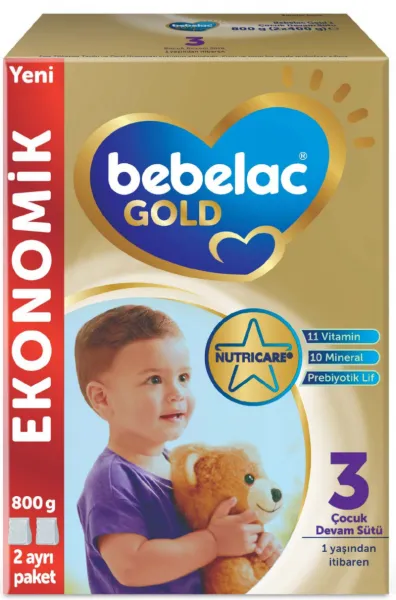 Bebelac Gold 3 Numara 800 gr 800 gr Devam Sütü