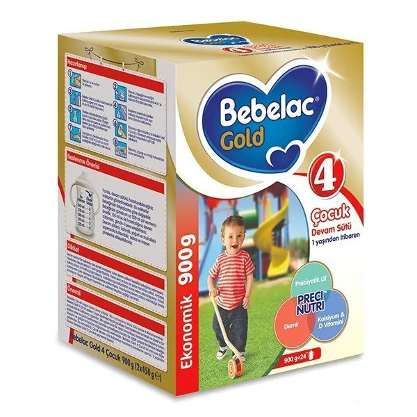 Bebelac Gold 4 Numara 900 gr Devam Sütü