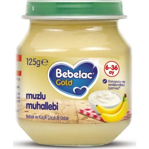 Bebelac Gold Muzlu Muhallebi 125 gr Kavanoz Mama