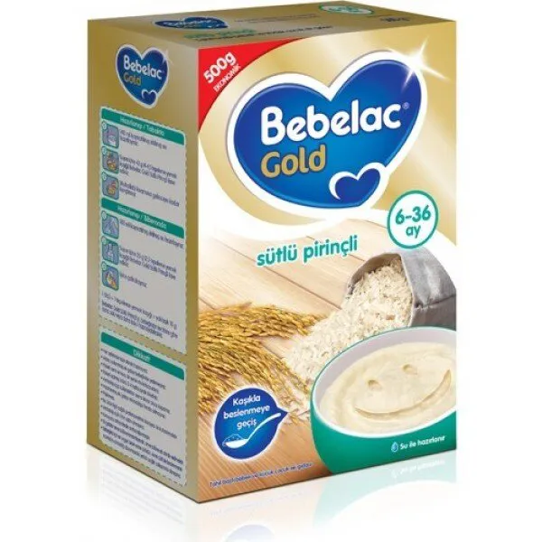 Bebelac Gold Sütlü Pirinçli 500 gr 500 gr Kaşık Mama