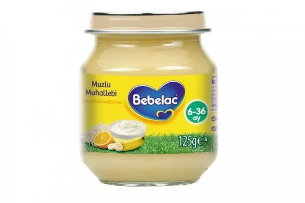 Bebelac Muzlu Muhallebi 125 gr Kavanoz Mama