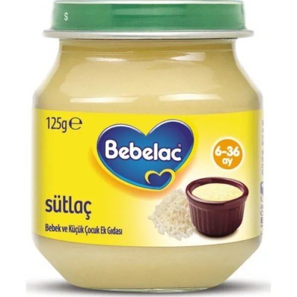 Bebelac Sütlaç 125 gr Kavanoz Mama