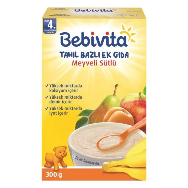 Bebivita Meyveli Sütlü 300 gr Kaşık Mama