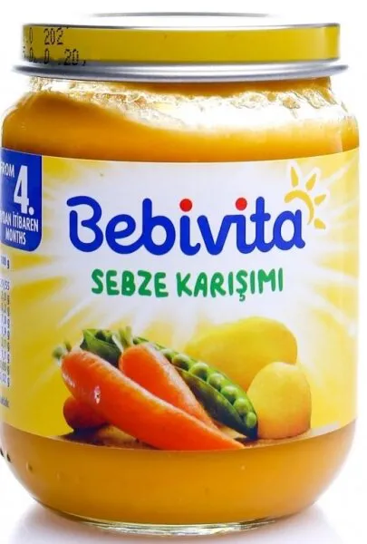 Bebivita Sebze Karışımı 125 gr Kavanoz Mama