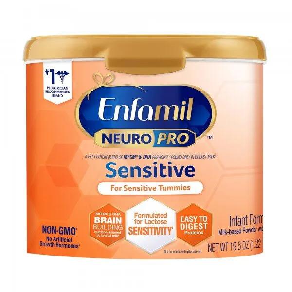 Enfamil NeuroPro Sensitive Powder 19.5 oz Tub Bebek Sütü