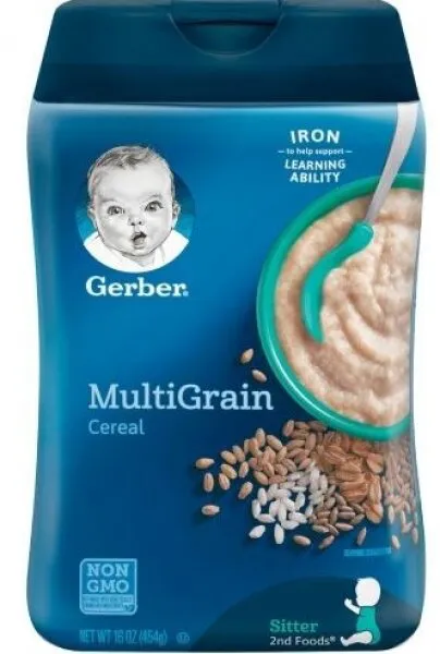 Gerber Baby Multi Grain Çok Tahıllı 16 oz 454 gr 454 gr Kaşık Mama