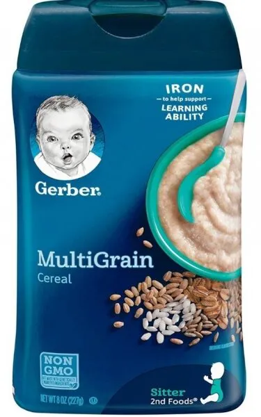 Gerber Baby Multi Grain Çok Tahıllı 8 oz 227 gr 227 gr Kaşık Mama