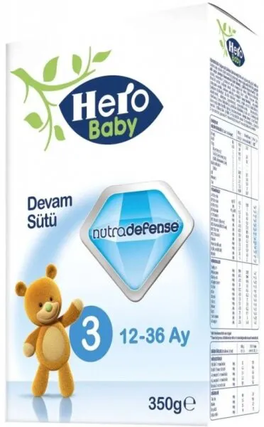 Hero Baby Nutradefense 3 350 gr 350 gr Devam Sütü