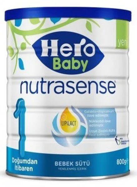 Hero Baby Nutrasense 1 800 gr 800 gr Bebek Sütü