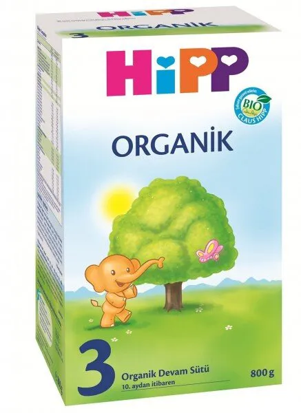 Hipp 3 Organik 800 gr 800 gr Devam Sütü