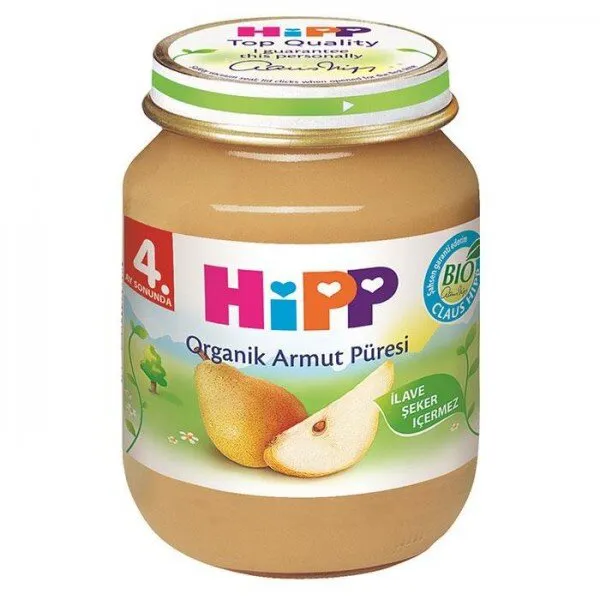 Hipp Organik Armut Püresi 125 gr Kavanoz Mama