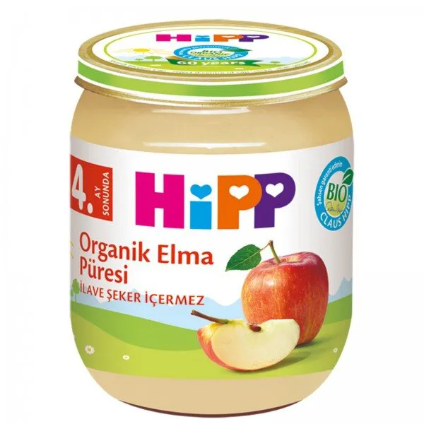 Hipp Organik Elma Püresi 125 gr Kavanoz Mama