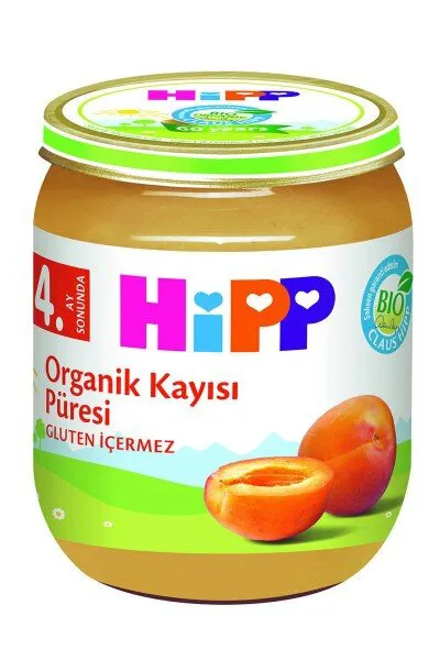 Hipp Organik Kayısı Püresi 125 gr Kavanoz Mama