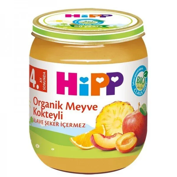 Hipp Organik Meyve Kokteyli 125 gr Kavanoz Mama