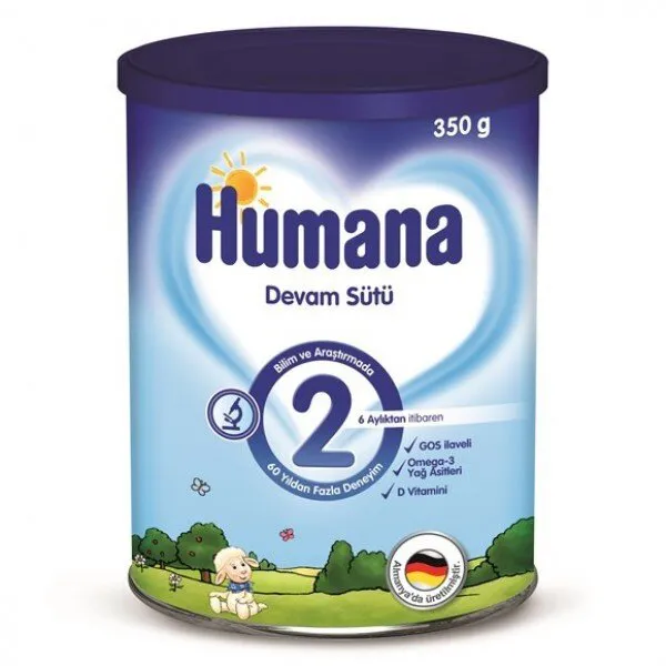 Humana 2 350 gr Devam Sütü