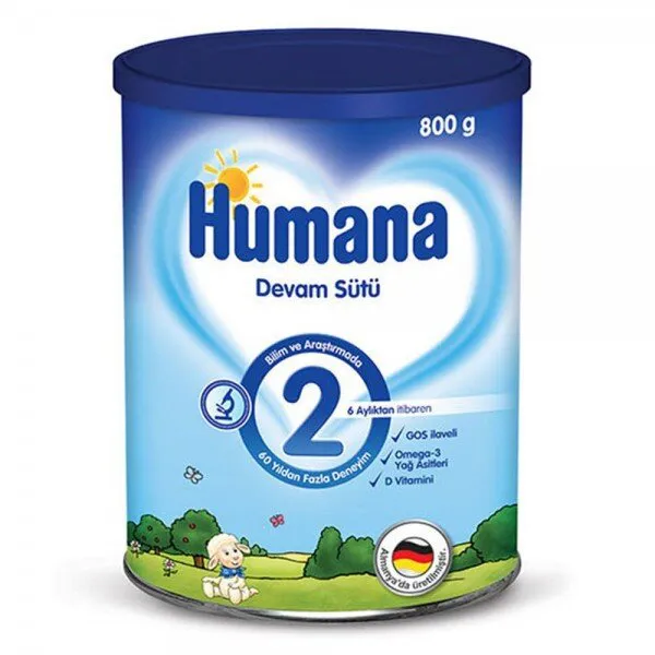 Humana 2 Numara 800 gr Devam Sütü