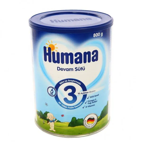 Humana 3 Numara 800 gr 800 gr Devam Sütü