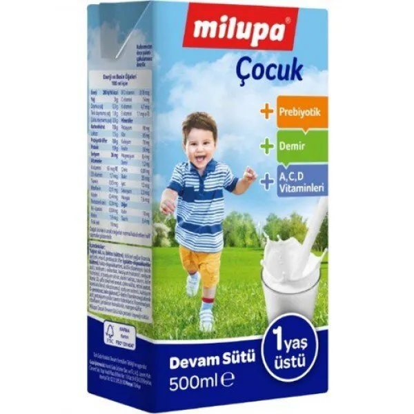 Milupa Çocuk 500 ml Sıvı Devam Sütü