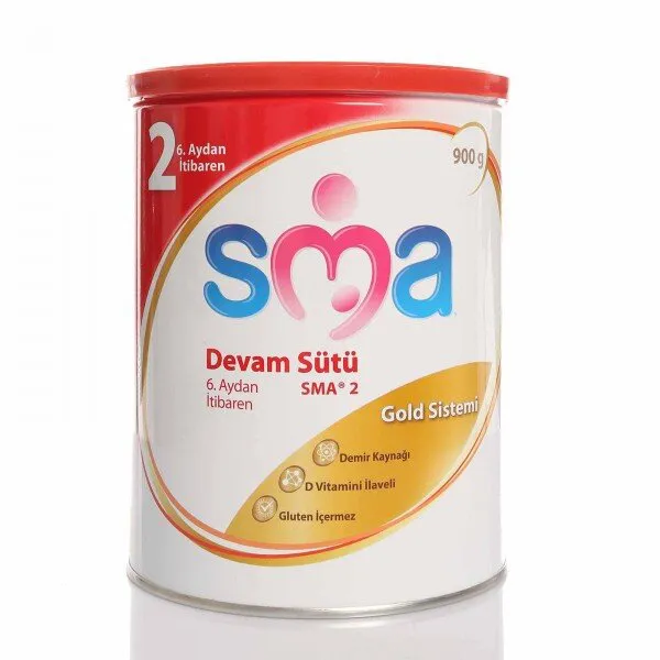 SMA 2 Numara 900 gr 900 gr Devam Sütü
