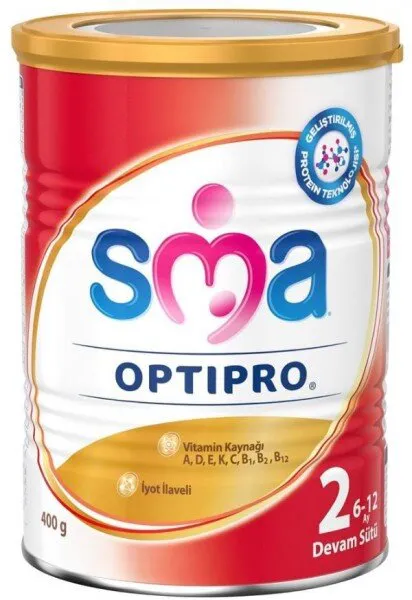 SMA 2 Numara Optipro 400 gr 400 gr Devam Sütü