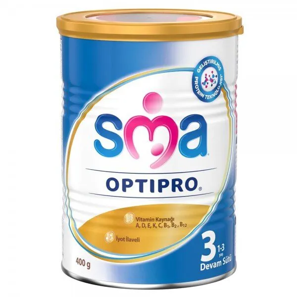 SMA 3 Optipro 400 gr 400 gr Devam Sütü
